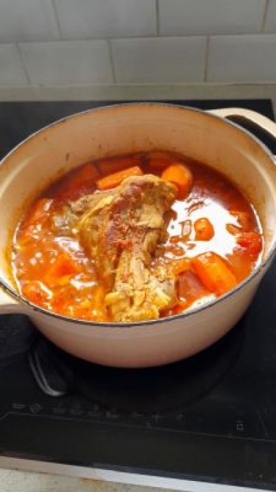 Épaule d’agneau en effiloché
