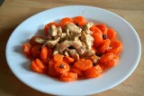 Salade épicée de carottes et poulet 